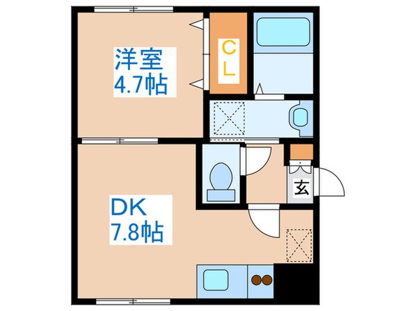 レジデンス西町の物件間取画像